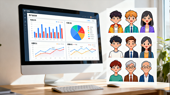 视频推广中的用户画像分析方法，精~准匹配内容与受众