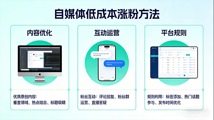 自媒体运营涨粉难？这4个低成本涨粉方法，新手必看